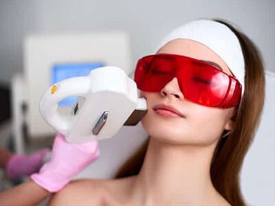 Tratamiento de depilación facial láser permanente