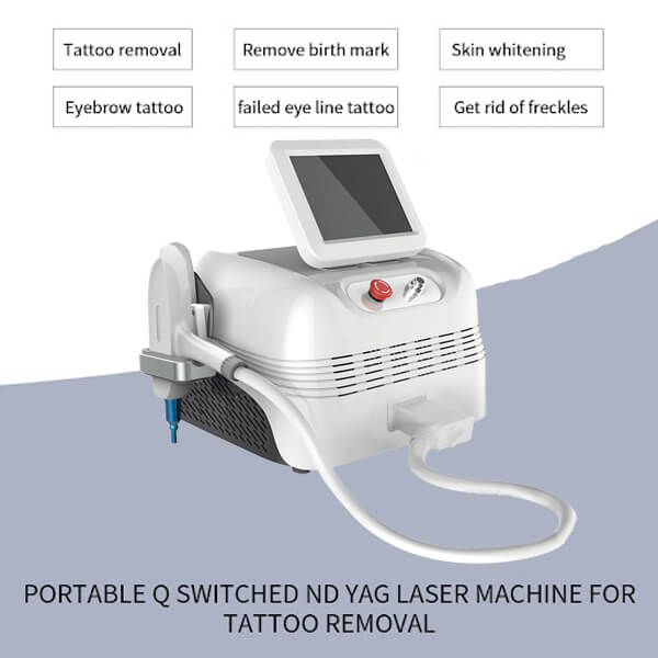 Máquina ND YAG láser Q switched para la eliminación de marcas de nacimiento