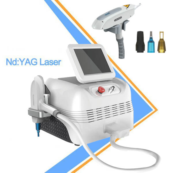 Máquina laser ND YAG Q switched para la eliminación de manchas