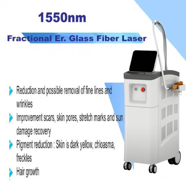 Introducción de la máquina láser de erbio fibra fraccionada de vidrio de 1550 nm