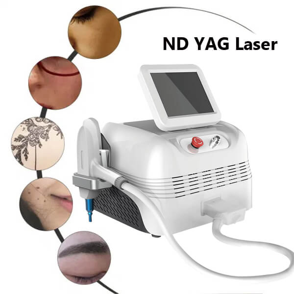 Tratamiento de eliminación de tatuajes con Q-switched ND YAG láser